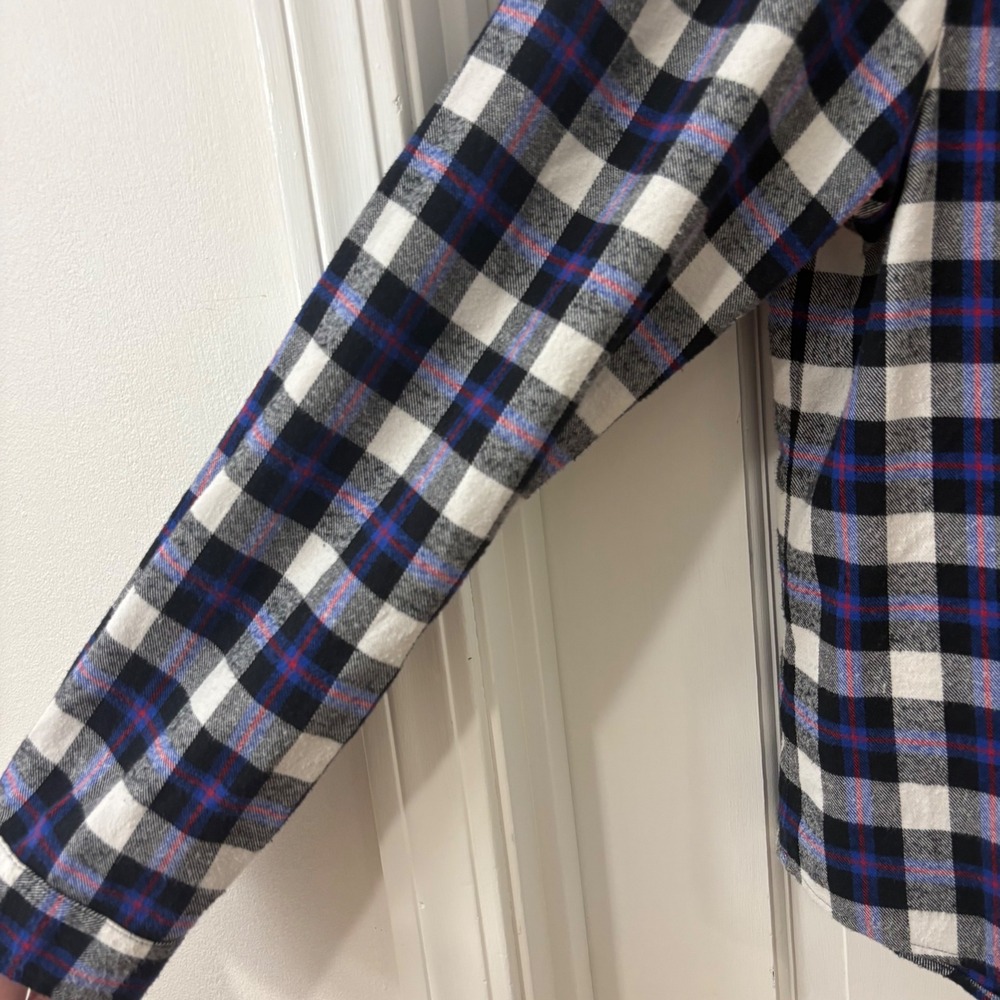 Xirena Jesse Plaid Flannel Gathered Yoke Shirt S Cotton Boho Western Cabincore - Picture 7 of 10